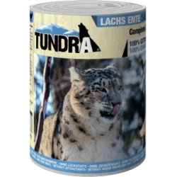 TUNDRA z łososiem i kaczką 400 g - karma wilgotna w puszce dla kota